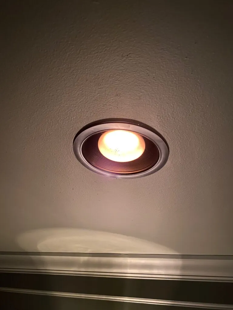 Recessed Lights in the Movie Theater