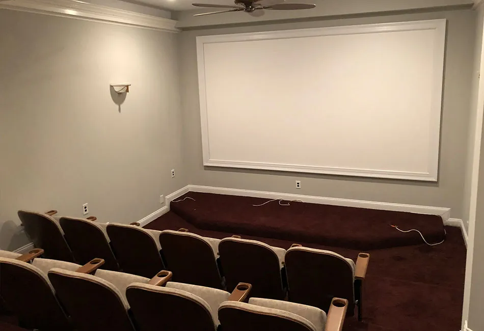 The original theater room
