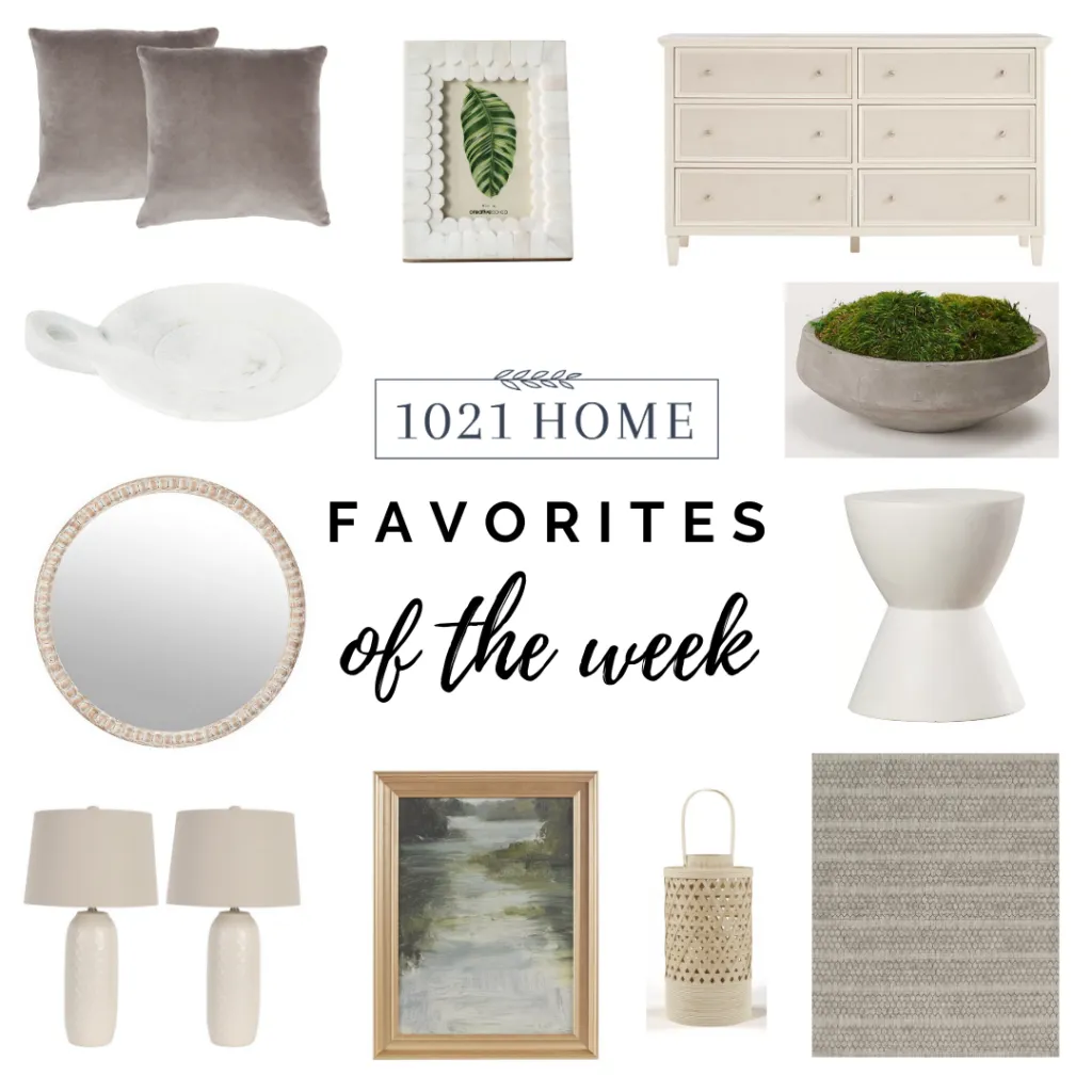 Favorite furniture and decor pieces of the week