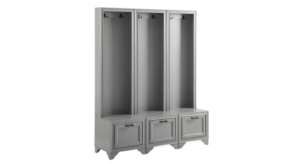 Jesse Mudroom Lockers Hall Trees Gray 3