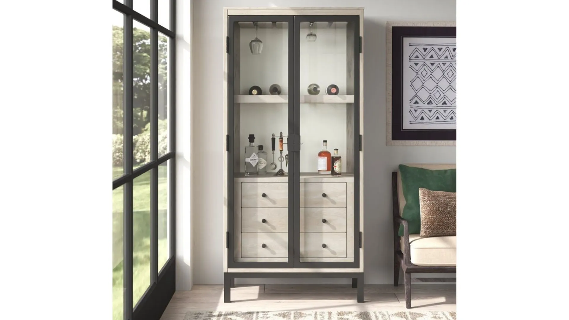Arched Manor Everest Bar Cabinet 4