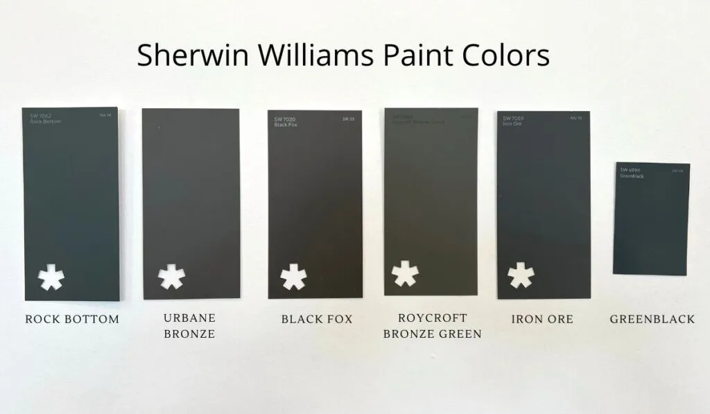 Sherwin Williams Moody Colors