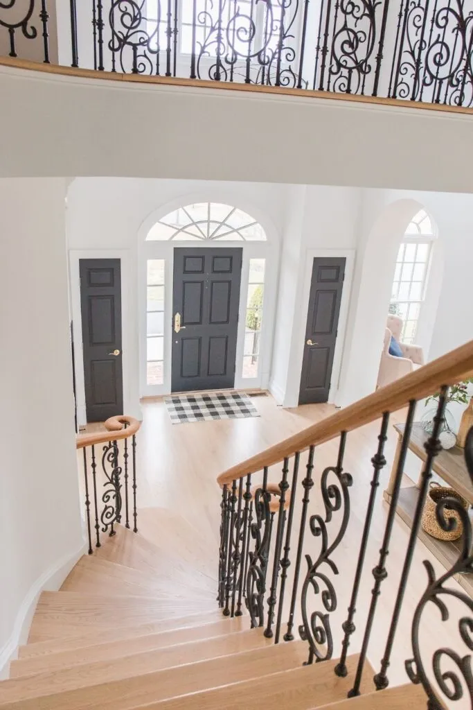 Black interior doors