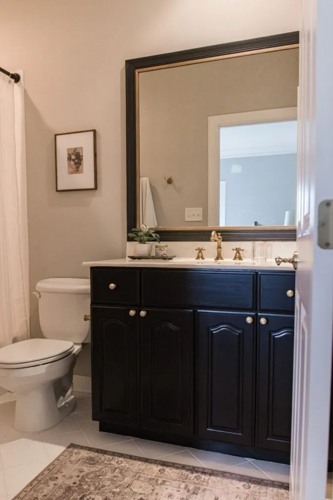 Guest Bathroom Vanity Makeover