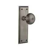Nostalgic Warehouse New York Door Knob Antique Pewter