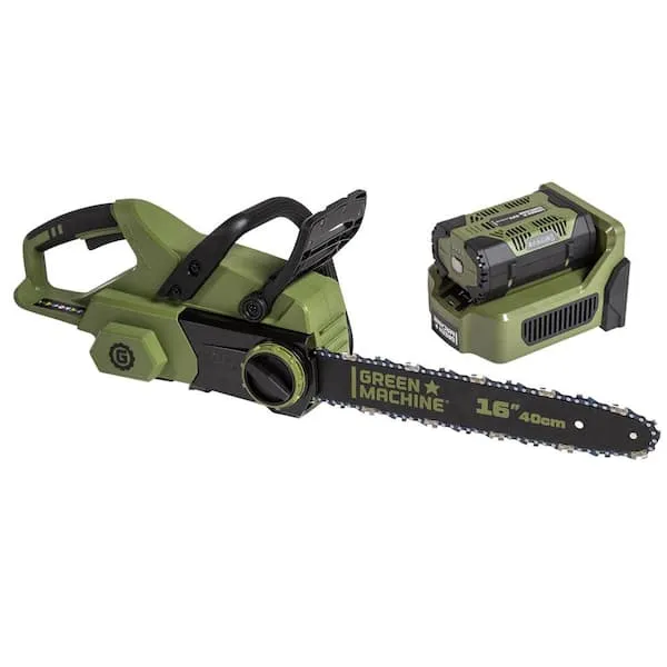 Green Machine battery operated chainsaw