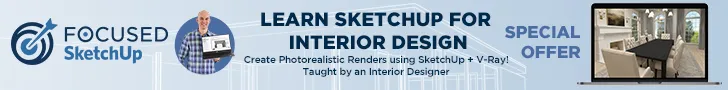 Learn SketchUp for Interior Design - FOCUSED SketchUp!