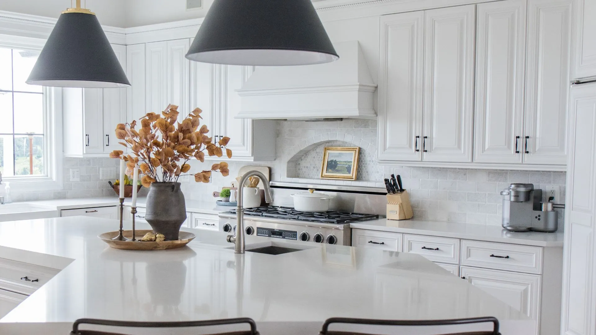 How to hang upper kitchen cabinets