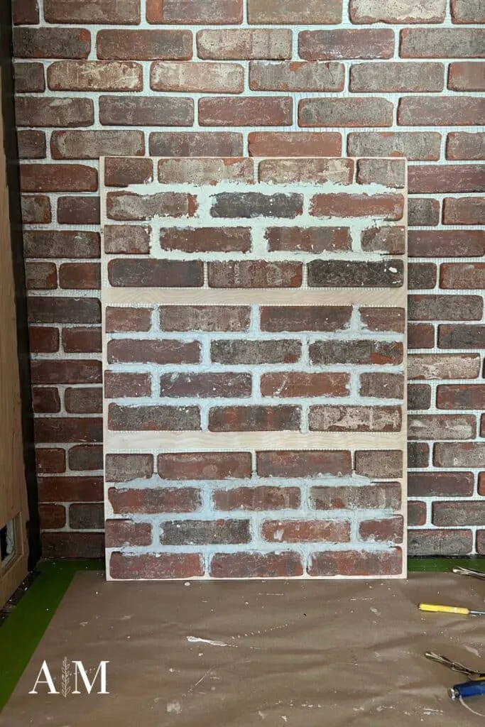 choose grout color and style for brick wall