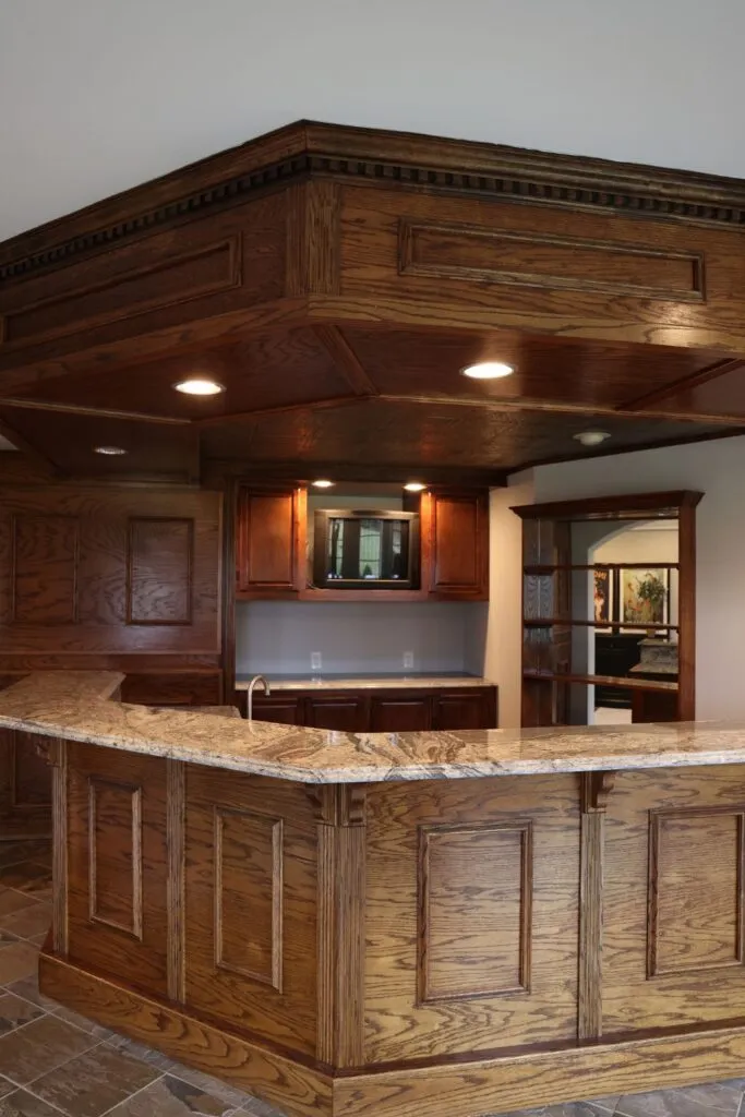 Basement Bar Before