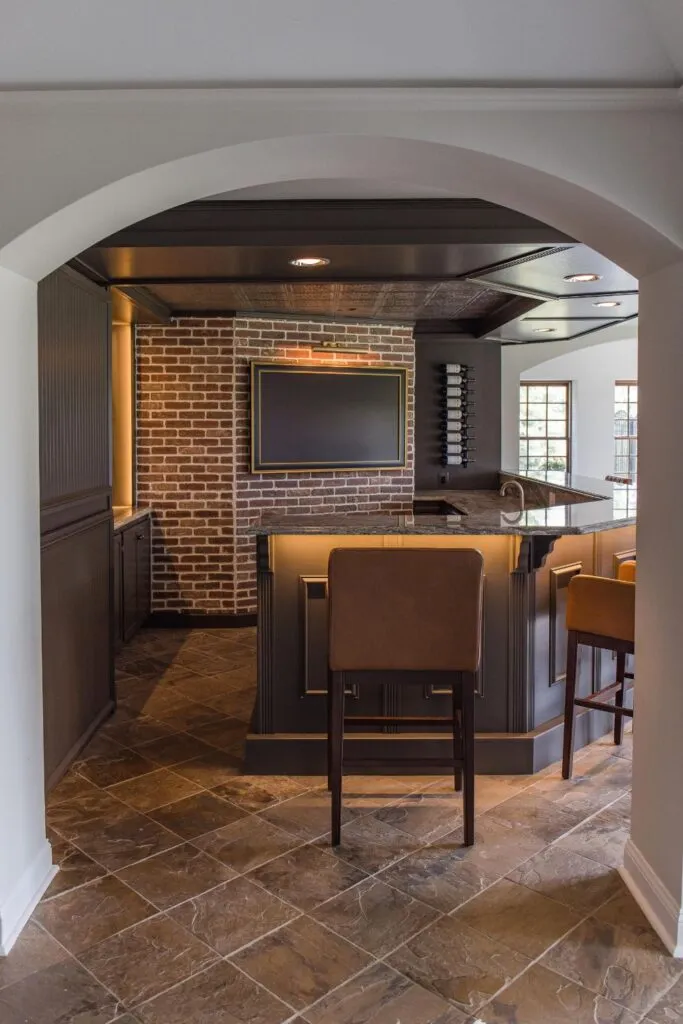 basement bar makeover