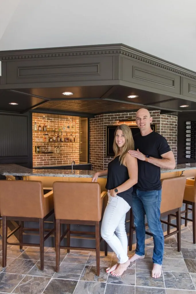 basement bar reveal