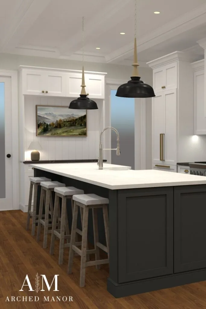How many stools should I put at my island?