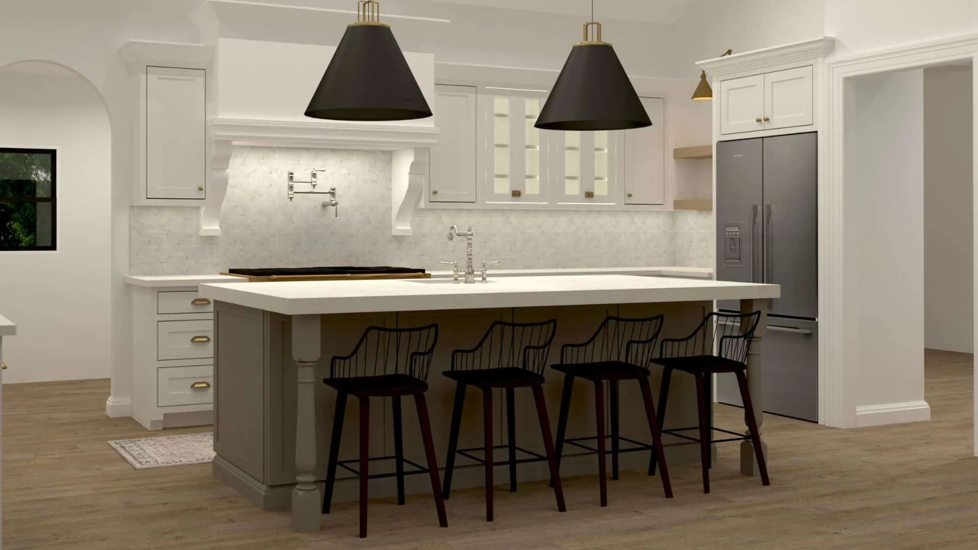 kitchen island stools header