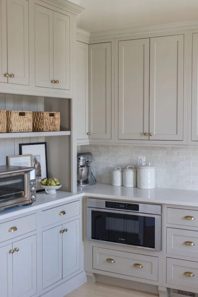 Corner Cabinet in our pantry