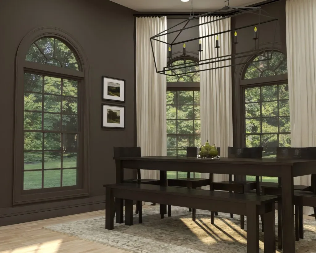 Our breakfast room design idea view from the right wall