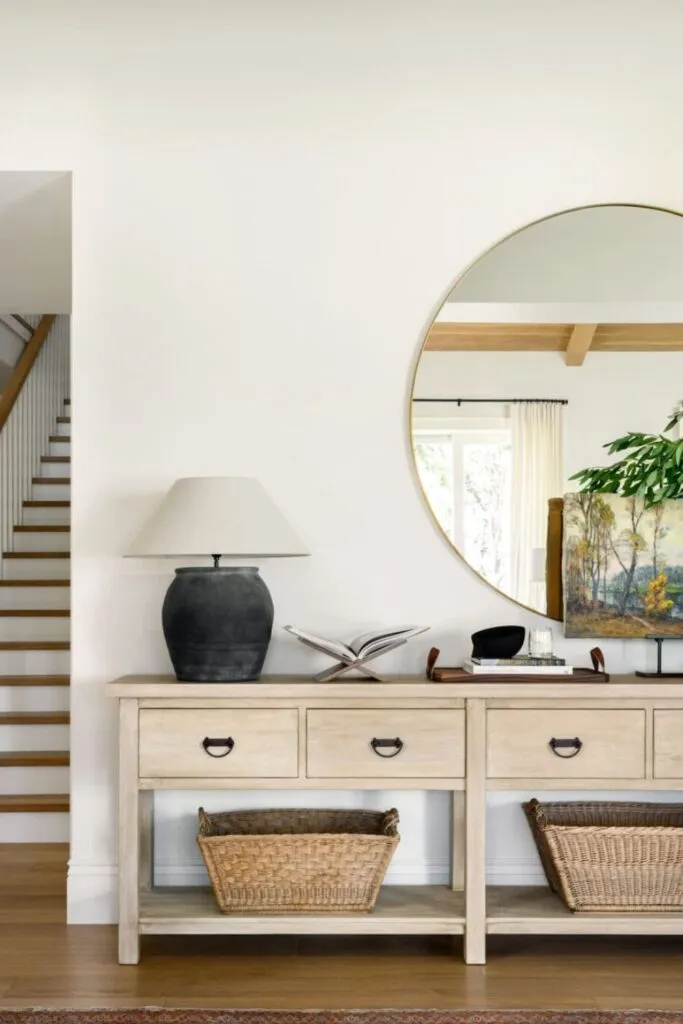 Studio McGee Entry Table Decor