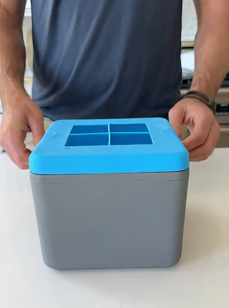This Clear Ice Maker available on Amazon.com is a great way to make clear ice cubes!