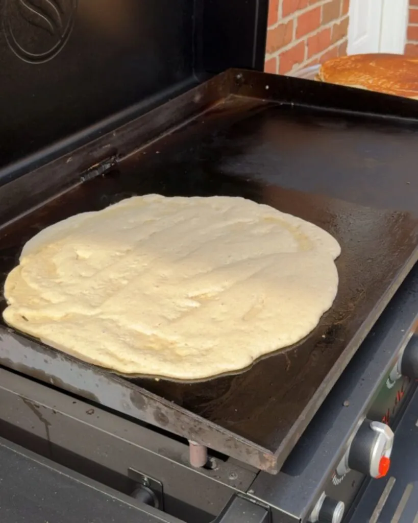 The 36" Blackstone is the perfect size to make Uncle Buck Pancakes