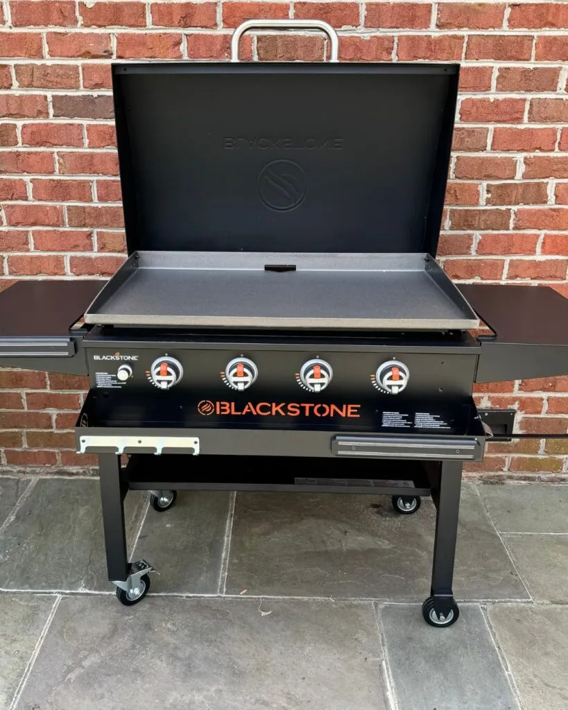 The 36" Blackstone Griddle has enough room to make Uncle Buck Pancakes