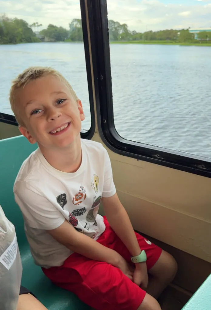 Our boys loved riding the boat!