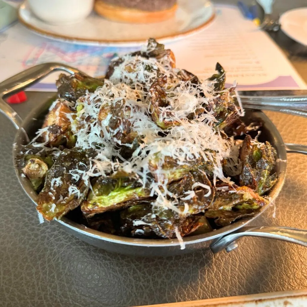Honey-Stung Fried Brussels Sprouts at Jefferson's Restaurant
