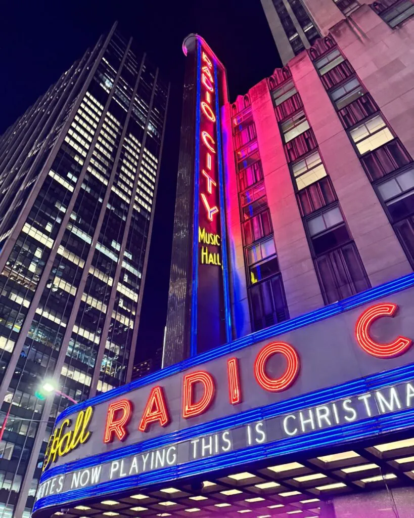 Radio City Music Hall in New York City