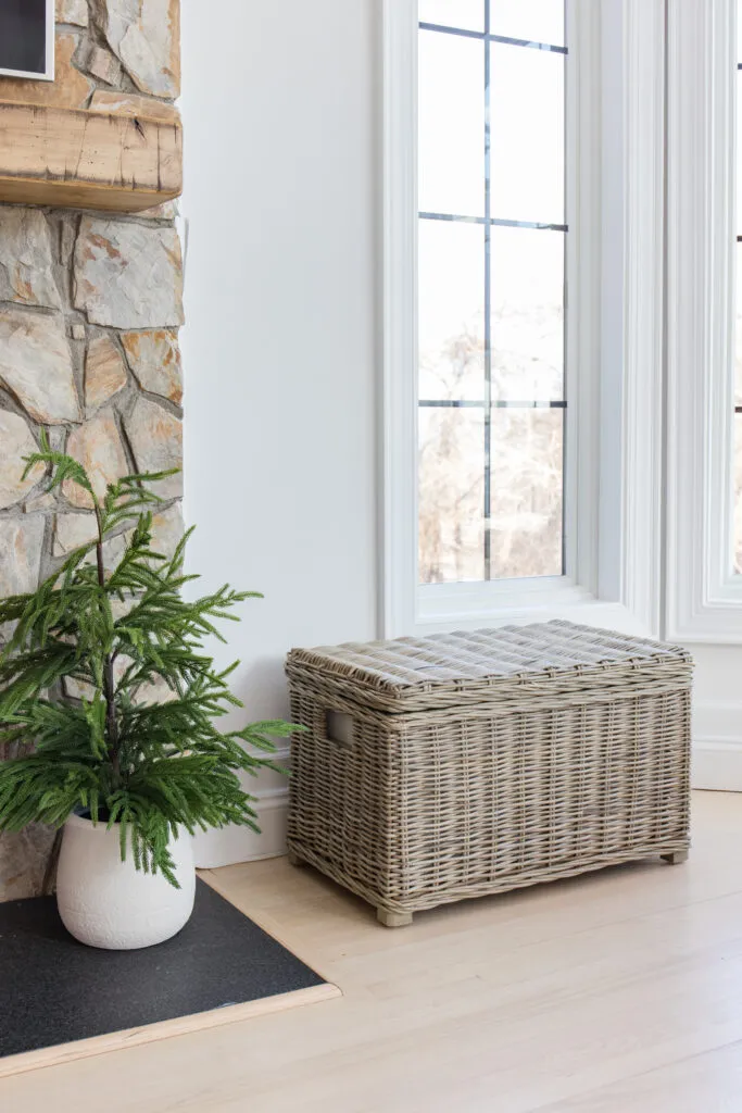 wicker trunk