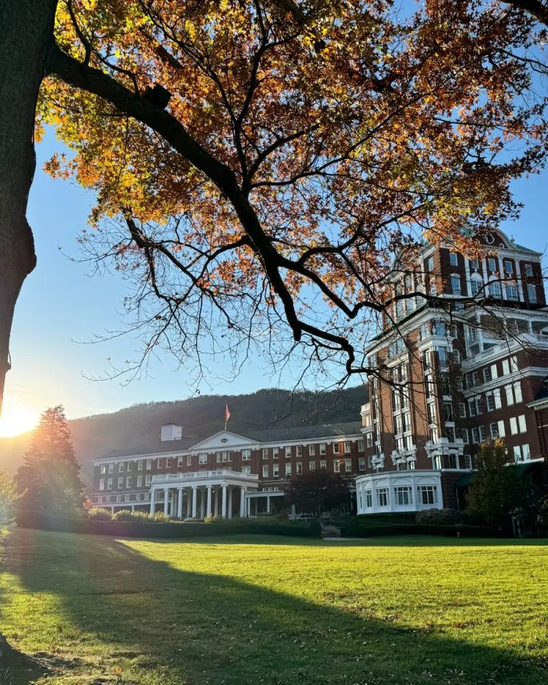 The Omni Homestead Resort Front Lawn
